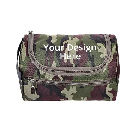 Army Green Customized Hanging Travel Toiletry Kit Essentials Bag For Men And Women Water Repellent Kit Packing Organizer Portable Travel Bag