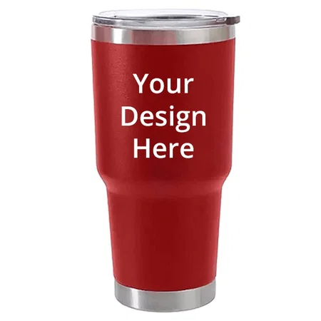 Red Customized Vacuum Insulated Tumble 600ml | Stainless Steel Insulated Car Cup | Durable Travel Mug | Lightweight and Eco-Friendly Coffee Tea Cup