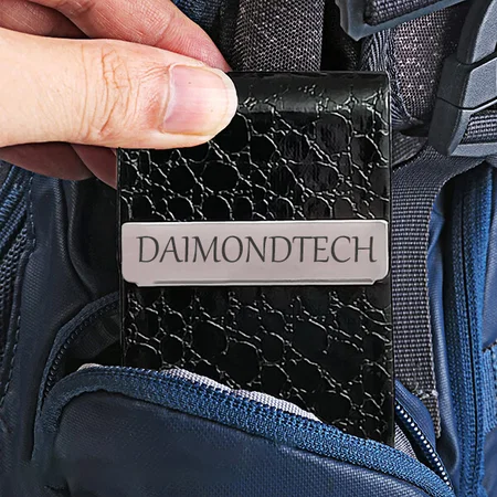 Black Customized Visting Card Holder with Magnetic Closure for Men & Women