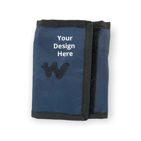 Blue Customized Wildcraft Chrome Tri-fold Men's Wallet