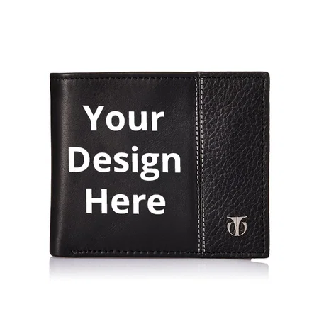 Black Customized Leather Men's Wallet