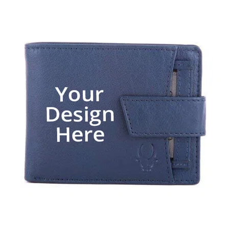 Blue Customized Wildhorn Wallet For Men