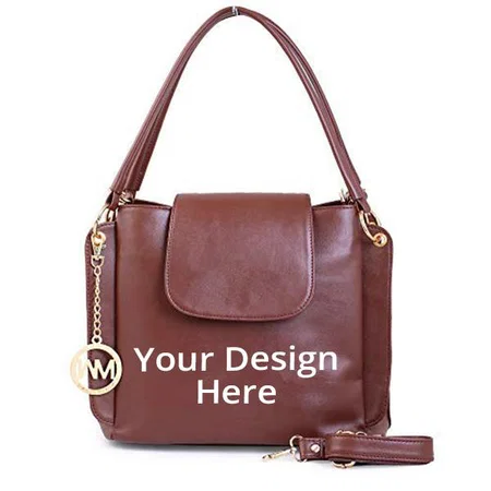 Brown Customized Women's Handbag