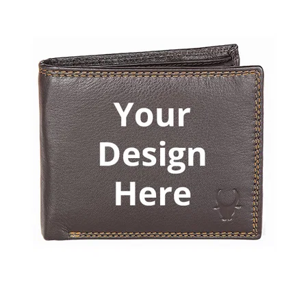 Dark Brown Customized WildHorn Leather Men's Wallet