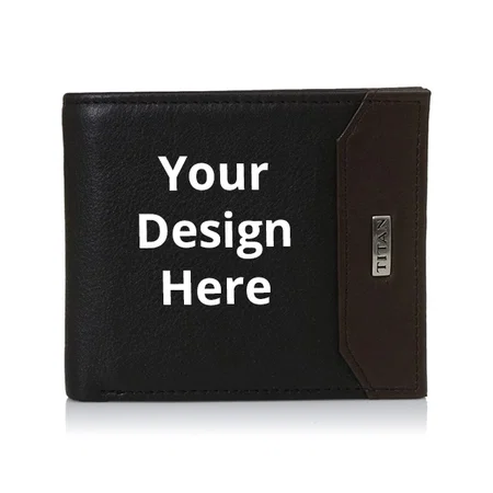 Black Customized Men's Wallet