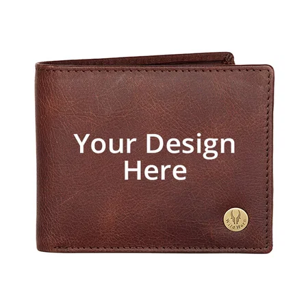 Brown Customized Wildhorn Men's Leather Wallet