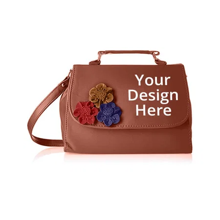 Brown Customized Women's Sling Bag