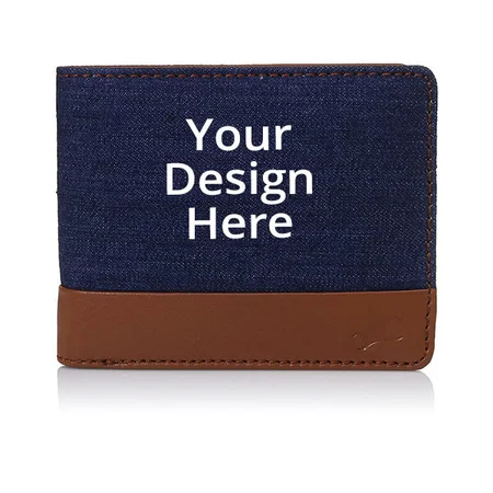 Blue Customized Fastrack Men's Wallet