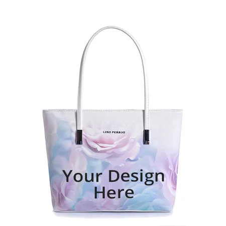 Pink Customized Lino Perros Tote Bag