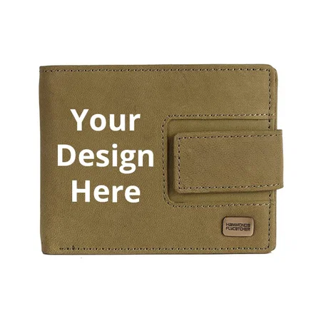 Moss Green Customized RFID Protected Vintage Leather Wallet for Men|6 Card Slots| 1 Coin Pocket|2 Hidden Compartment|2 Currency Slots|1 ID Slot|Loop to Lock The Wallet.