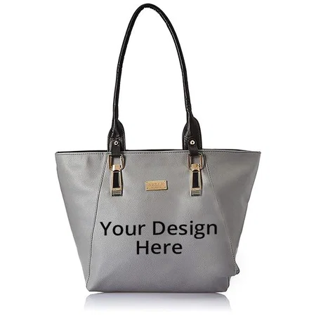 Grey Customized Women's Handbag