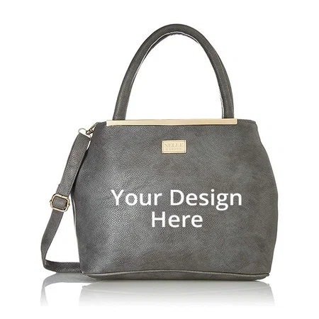 Grey Customized Women's Handbag