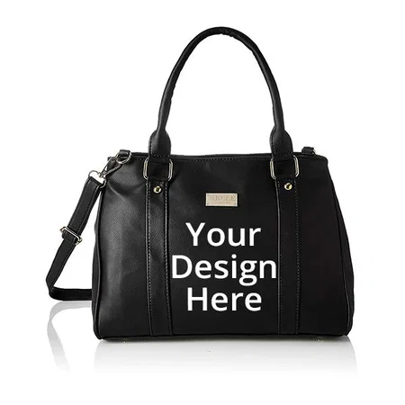 Black Customized Women's Shoulder Bag