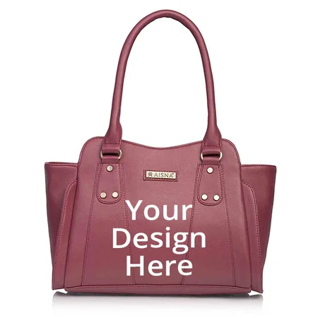 Maroon Customized Women's Handbag