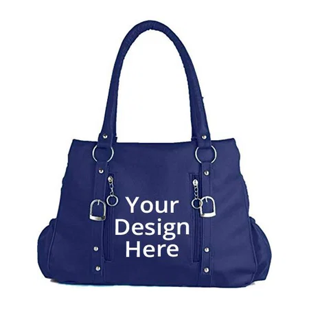 Blue Customized Women's Shoulder Bag