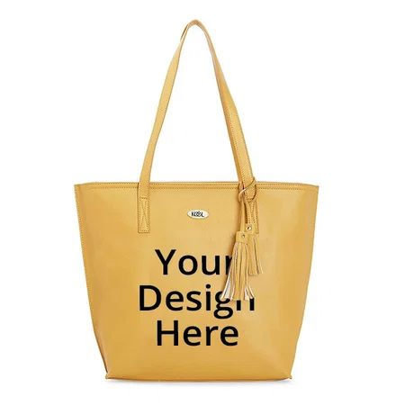 Yellow Customized Women's Tote Bag