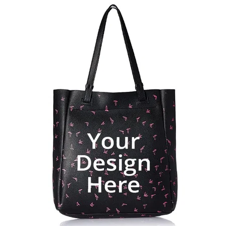 Black Customized Women's Tote Bag