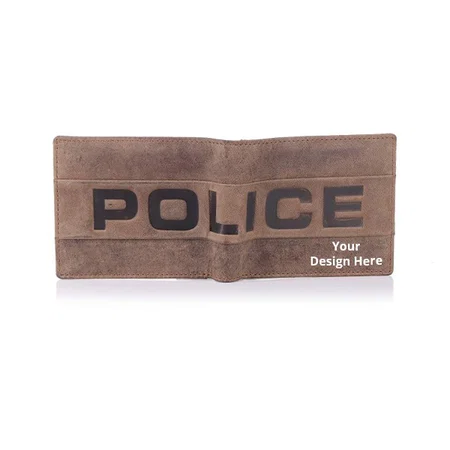 Brown Customized Stylish Wallet with Card Holder Compartment