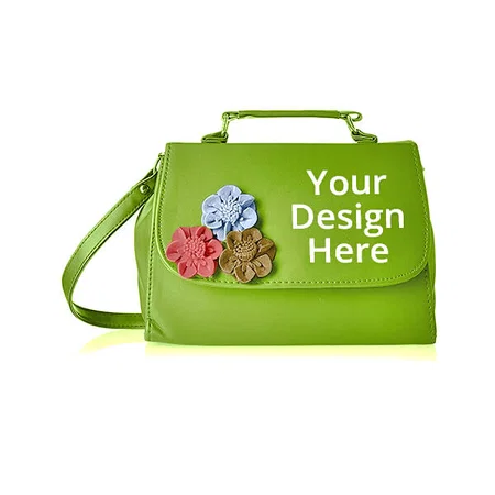 Neon Green Customized Women's Sling Bag