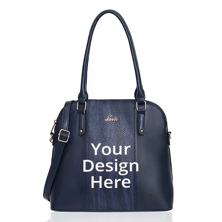 Navy Blue Customized Lavie Women's Handbag