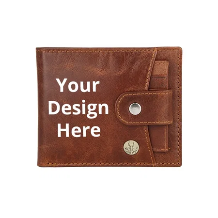 Tan Customized Wallet for Men