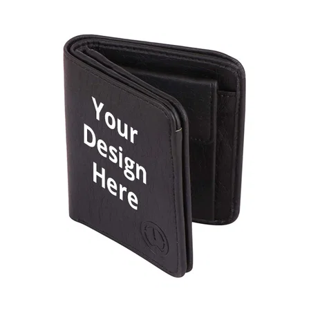 Black Customized TnW Leather Men's Wallet