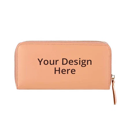 Pink Customized MINISO Women's Long Chain Wallet