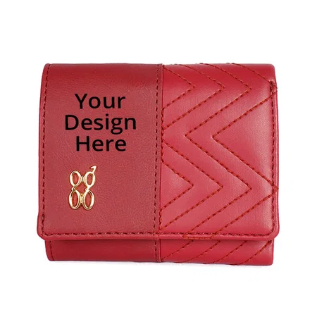 Red Customized Baggit Women's Wallet