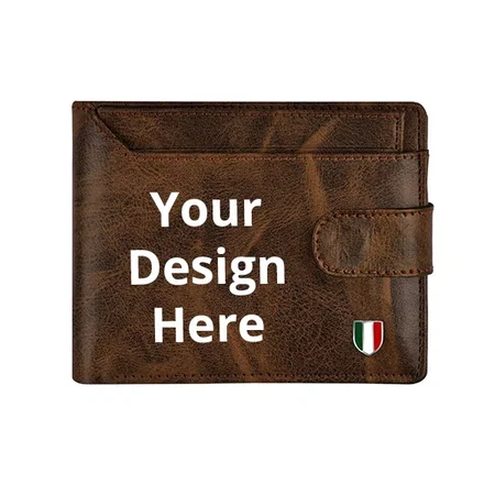 Brown Customized Men's Wallet