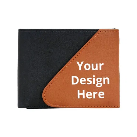 Black Customized  Wallet for Men