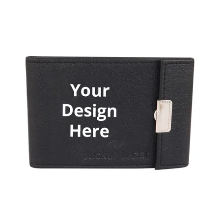Black Customized Wallet || Card Holder || 11 Card Slots ||ATM Card Wallet